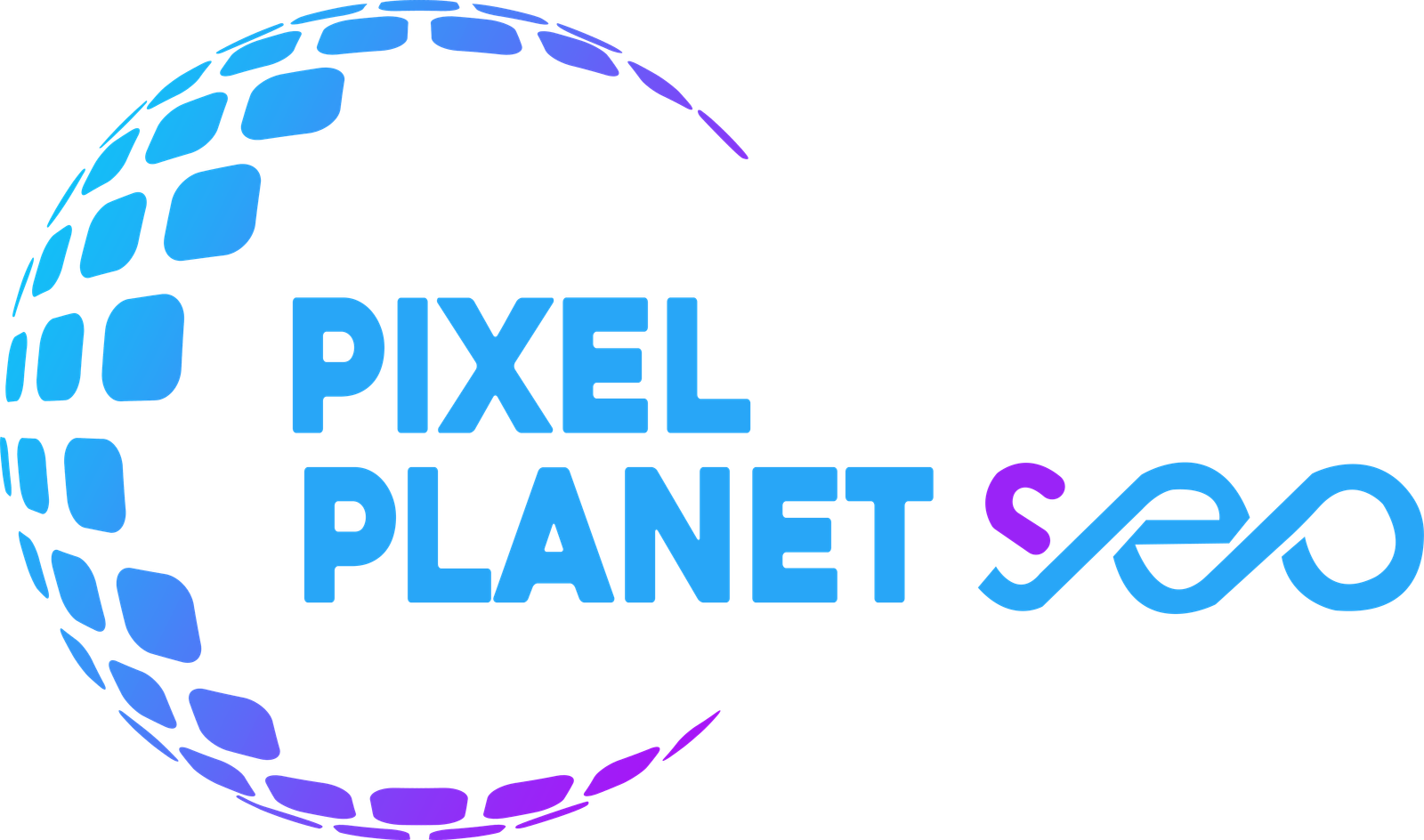 Pixel Planet SEO Logo